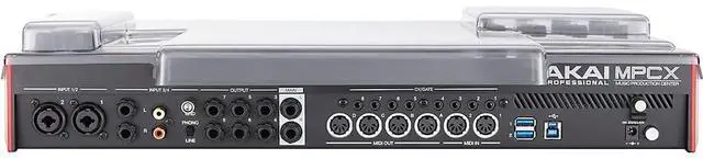 Alt view image 2 of 11 - Decksaver Clear Polycarbonate Cover for Akai MPC X Sequencer