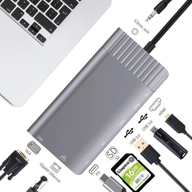 8 In 1 Multiport USB C Hub - BMCE 053 - IdeaStage Promotional Products
