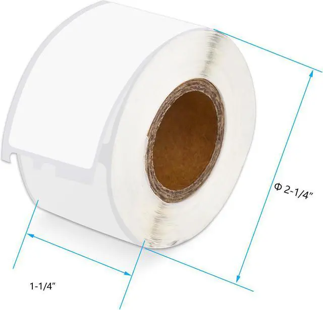 Alt view image 2 of 6 - GREENCYCLE Compatible for Dymo 30251 Address Mailing UPC Labels 1 1/8" x 3 1/2" (1" Core) Premium Adhesive & Resolution for DYMO Labelwriter 450 Duo 4XL, 100 Rolls, 130 Labels/Roll [NOT FIT 550 & 5XL]