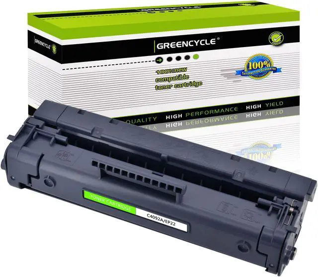 Main image of GREENCYCLE C4092A Compatible Toner Cartridge Replacement for HP C4092A 92A Toner Cartridge use for Laser Jet 1100 1100a 1100ase 1100axi 1100se 1100xi 3200 3200m 3200se Printer(1 Pack,Black)