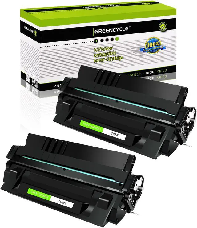 Main image of GREENCYCLE 10000 Pages High-Yield Toner Cartridge Replacement Compatible for HP 29X C4129X Use in Laser jet 5000 5000n 5000dn 5000gn 5100 5100tn 5100dtn Printer (Black, 2-Pack)