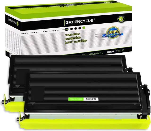 Main image of GREENCYCLE Compatible Toner Cartridge Replacement for Brother TN570 TN-570 TN540 to use with HL-5100 HL-5140 MFC-8220 MFC-8440 DCP-8040 DCP-8045DN Printer (Black, 2-Pack)
