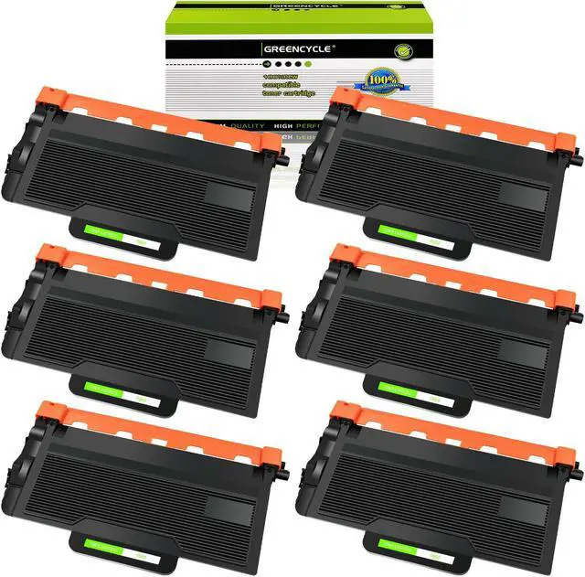 Main image of GREENCYCLE 6 Pack TN850 TN-850 Black Toner Cartridge Compatible for Brother HL-L5000D DCP-L5500DN MFC-L6750DW Printer