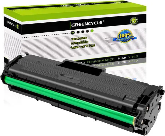 Main image of GREENCYCLE Compatible Black Toner Cartridge MLT-D101S for Samsung 101 101S ML-2160 ML-2161 ML-2162 ML-2163 SCX-3400