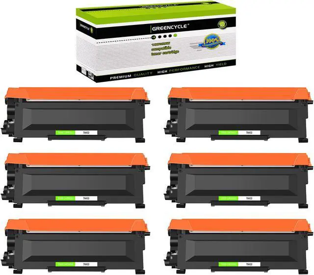 Main image of GREENCYCLE Compatible Toner Cartridge Replacement for Brother TN450 TN-450 TN420 TN-420 for HL-2270DW HL-2280DW HL-2230 HL-2240 MFC-7360N MFC-7860DW DCP-7065DN Intellifax 2840 2940 (6 Pack Black)