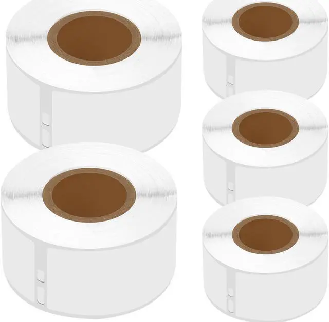 Main image of GREENCYCLE Compatible for Dymo 30254 Address Mailing UPC Labels 1 1/8" x 3 1/2" (1" Core) Premium Adhesive & Resolution for DYMO Labelwriter 450 Duo 4XL,5 Rolls, 130 Labels/Roll [NOT FIT 550 & 5XL]