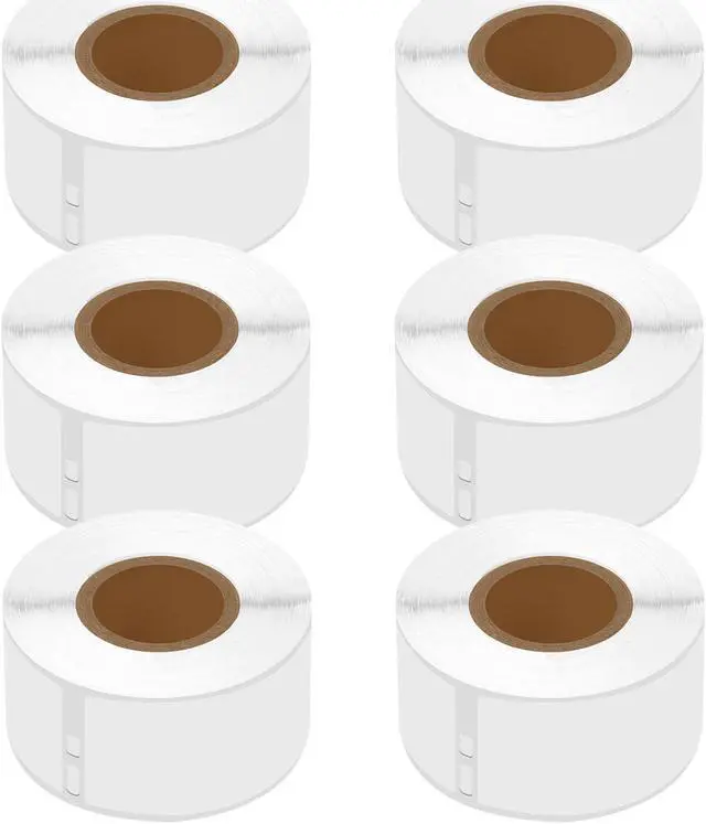 Main image of GREENCYCLE Compatible for Dymo 30254 Address Mailing UPC Labels 1 1/8" x 3 1/2" (1" Core) Premium Adhesive & Resolution for DYMO Labelwriter 450 Duo 4XL,6 Rolls, 130 Labels/Roll [NOT FIT 550 & 5XL]