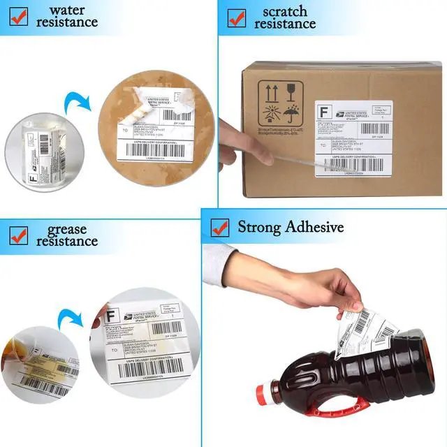 Alt view image 4 of 7 - GREENCYCLE Compatible for Dymo 30252 Address Mailing UPC Labels 1 1/8" x 3 1/2" (1" Core) Premium Adhesive & Resolution for DYMO Labelwriter 450 Duo 4XL, 100 Rolls, 350 Labels/Roll [NOT FIT 550 & 5XL]