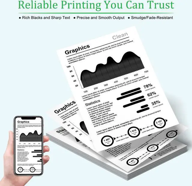 Alt view image 5 of 7 - GREENCYCLE Compatible Toner Cartridge Replacement for Brother TN450 TN420 TN-450 TN-420 to use with HL-2270DW HL-2280DW HL-2230 HL-2240 MFC-7360N MFC-7860DW DCP-7065DN Intellifax 2840 2940 (4 Black)