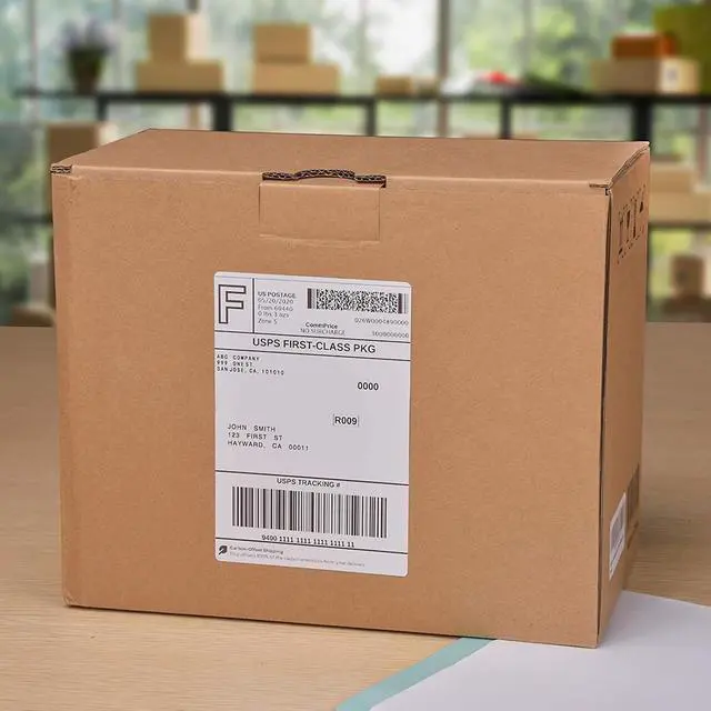 Alt view image 4 of 6 - GREENCYCLE 30 Roll Replacement for Brother RD-S02U1 RDS02U1 Die Cut Shipping White Paper Labels Premium Adhesive 4" x 6" (102mm x 152mm) for TD-4000 TD-4100N Printer,270 Labels/Roll