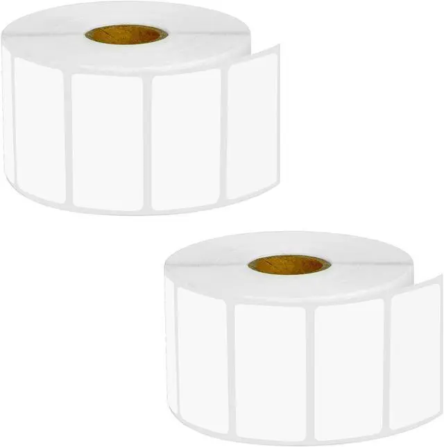 Main image of GREENCYCLE 2 Roll Replacement for Brother RD-S05U1 RDS05U1 Die Cut File Folder White Paper Label Rolls 2" x 1 1/64" (51mm x 26mm) for TD-2020 2120N 2130N 4000 4100N Printer,1500 Labels/Roll