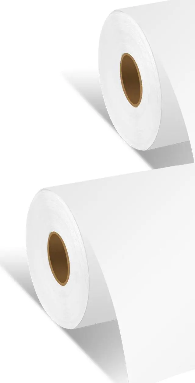 Main image of GREENCYCLE 2 Roll Replacement for Brother RD-M01U5 RDM01U5 Continuous Labels Receipt Paper Rolls Multipurpose Labels 4" x 96' (102mm*29.3m) White for RJ4030 RJ4030-K RJ4030M RJ4030M-K RJ4040