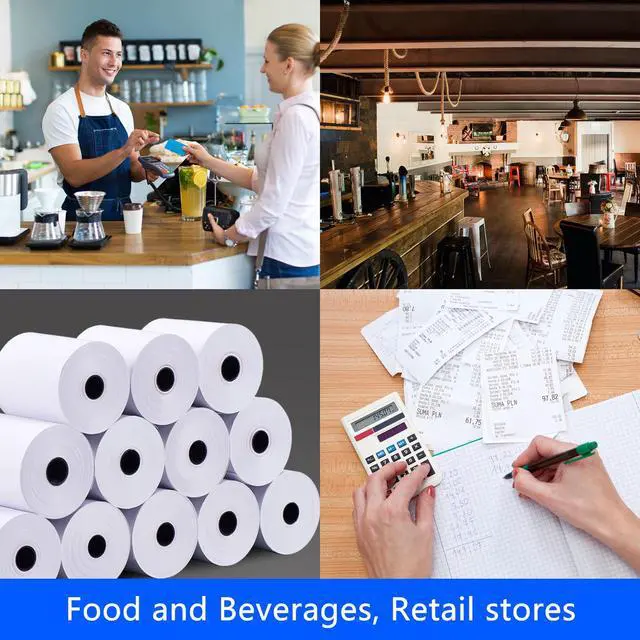 Alt view image 6 of 6 - GREENCYCLE 1 Roll Replacement for Brother RD-M01U5 RDM01U5 Continuous Labels Receipt Paper Rolls Multipurpose Labels 4" x 96' (102mm*29.3m) White for RJ4030 RJ4030-K RJ4030M RJ4030M-K RJ4040