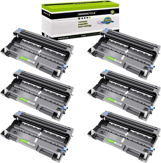 Main image of greencycle 6 Pack Compatible Drum unit Replacement for Brother DR620 DR520 drum use with HL-5340d 5250DN hl-5370DW MFC-8660DN 8680dn 8480dn 8670dn DCP-8060 8065DN 8085dn Printer
