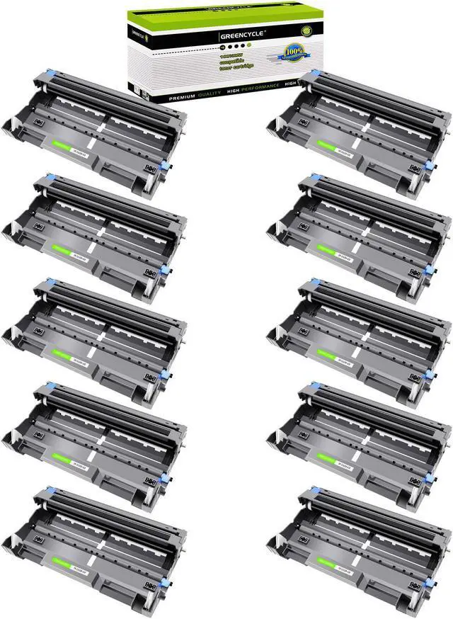 Main image of greencycle 10 Pack Compatible Drum unit Replacement for Brother DR620 DR520 drum use with HL-5340d 5250DN hl-5370DW MFC-8660DN 8680dn 8480dn 8670dn DCP-8060 8065DN 8085dn Printer