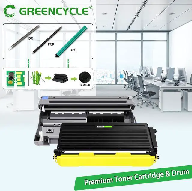 Alt view image 2 of 7 - GREENCYCLE TN650 TN-650 Toner Cartridge + DR620 DR-620 Drum Unit Combo Set Compatible for Brother HL-5340D HL-5370DW DCP-8080DN DCP-8085DN MFC-8480DN MFC-8680DN MFC-8690DW Printer (2 Toner, 2 Drum)