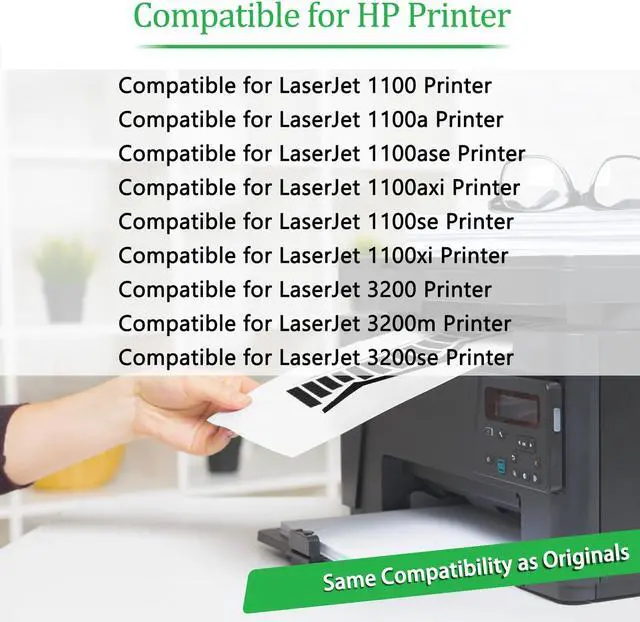 Alt view image 2 of 7 - GREENCYCLE C4092A Compatible Toner Cartridge Replacement for HP C4092A 92A Toner Cartridge use for Laser Jet 1100 1100a 1100ase 1100axi 1100se 1100xi 3200 3200m 3200se Printer(1 Pack,Black)