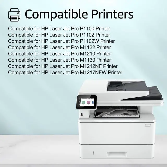 Alt view image 2 of 7 - GREENCYCLE 6 Pack Compatible Toner Cartridge Replacement for HP 85A CE285A Black Toner Works on LaserJet P1102W P1109W M1212NF MFP M1217NFW Printer