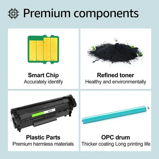 Alt view image 4 of 6 - GREENCYCLE High Yield Compatible Toner Cartridge Replacement for HP 12X Q2612X 12A Q2612A work with Laser Jet 1012 1022 1020 1018 1022N 1010 3015 3050 3030 3052 3055 M1319F Printer (Black, 3-Pack)