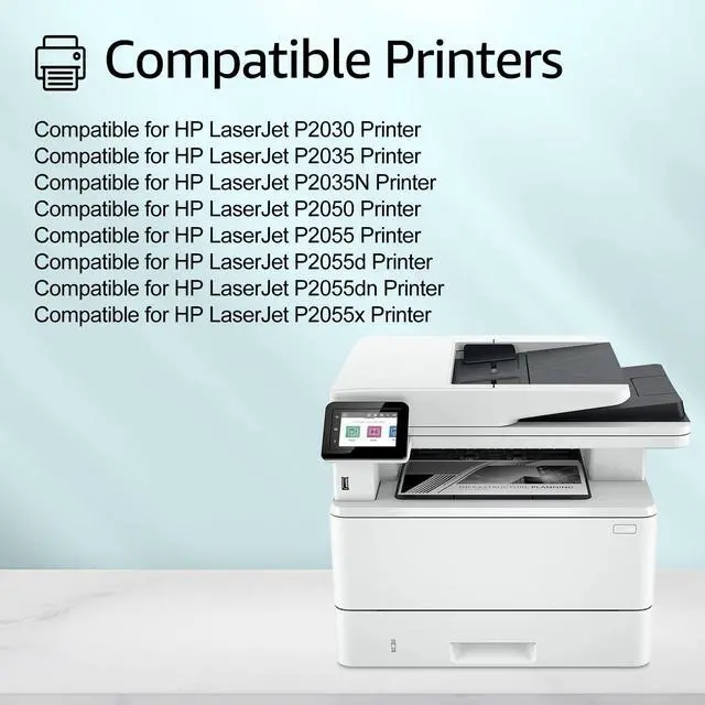Alt view image 2 of 6 - GREENCYCLE High-yield Compatible Toner Cartridge Replacement for HP 05A CE505A work with Laser Jet P2030 P2035 P2035N P2050 P2055 P2055d P2055dn P2055x Printer (Black, 1-Pack)