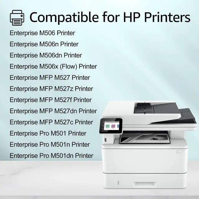 Alt view image 2 of 6 - GREENCYCLE High-yield Compatible Toner Cartridge Replacement for HP 87X CF287X 87A CF287A work with Laser Jet Enterprise M506 M506dn M506n M506x Pro M501 M501dn M527dn Series Printers (Black, 2-Pack)