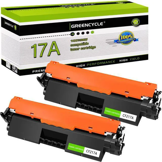 Main image of greencycle CF217A Toner Cartridge Replacement Compatible for HP 17A Black Toner Cartridge Laser jet Pro MFP M130a M130fn M130fw M130nw M102a M102w Printer Ink Cartridge (2PCS)