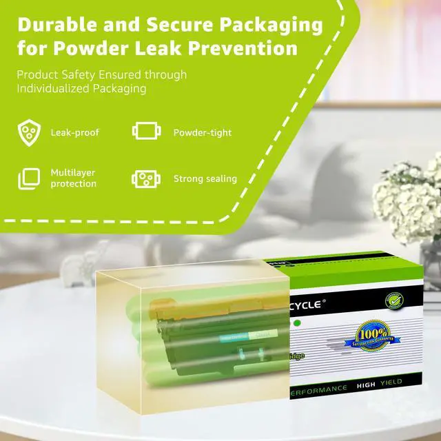 Alt view image 7 of 7 - greencycle 1 Pack Toner Cartridge Compatible for HP 504A CE251A Cyan Toner Works on Color Laser jet CP3525dn CM3530TS CP3525 CM3530 CM3530fs MFP Printer
