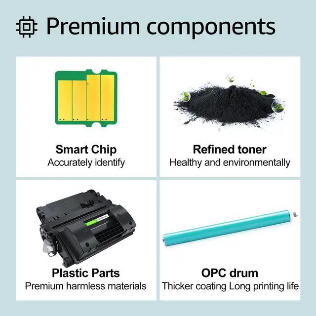 Alt view image 3 of 7 - greencycle 1 Pack Compatible for CE390X 90X Black Toner Cartridge Replacement for Laserjet Enterprise M602n M603n M603xh Series Printer