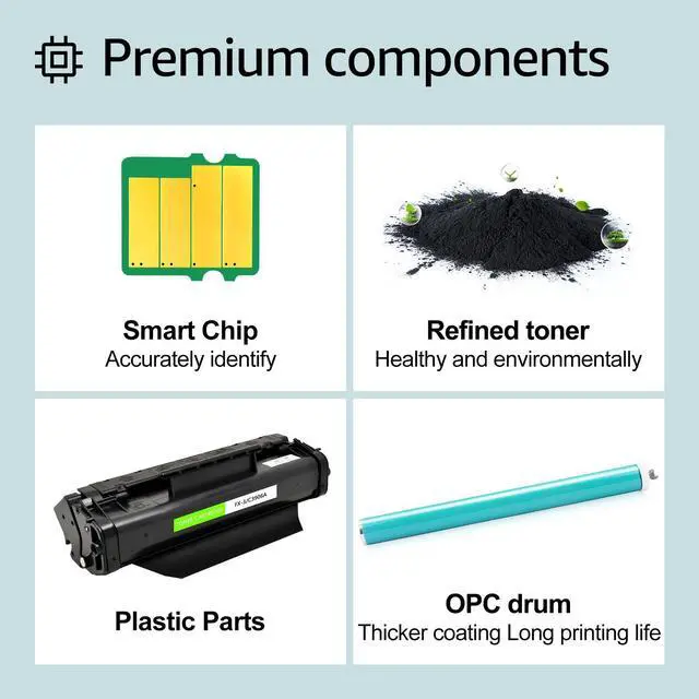 Alt view image 4 of 6 - GREENCYCLE High-Yield 06A C3906A Toner Cartridge Replacement Compatible for HP Laser jet 5L Xtra 5L-FS 6L 6Lse 6Lxi 3100 3100se 3100xi 3150 3150se 3150xi,Page Yield Up to 3100 Pages (Black,3 Pack)