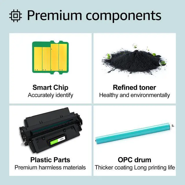 Alt view image 4 of 7 - Greencycle C4096A Compatible Toner Cartridge Replacement for HP C4096A 96A Toner Cartridge use for Laser Jet 2100 2100m 2100se 2100tn 2100xi 2200d 2200dn 2200dse Printer(4 Pack,Black)