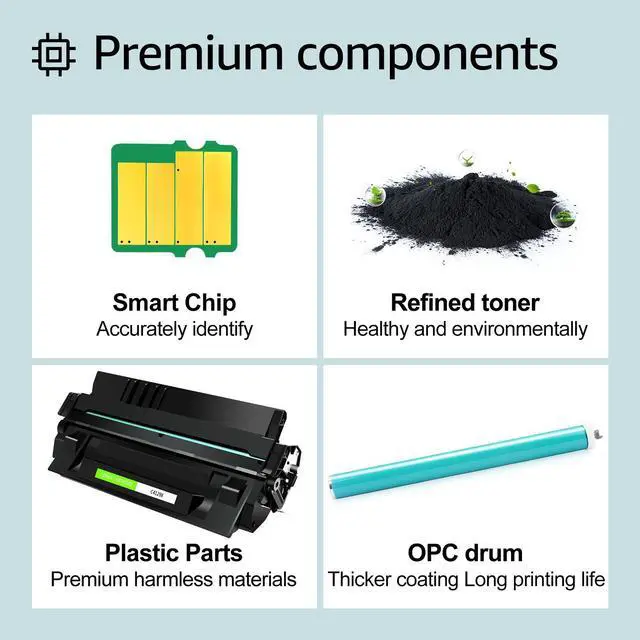 Alt view image 4 of 5 - greencycle C4129X Toner Cartridge Replacement Compatible for HP 29X C4129X Black Toner Cartridge Laser Jet 5000 5000n 5000dn 5000gn 5100 5100tn 5100dtn(2Pack)