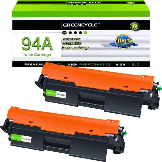 Main image of greencycle Compatible 94A Toner Cartridge Replacement for HP 94A CF294A Work with Laser jet Pro MFP M148dw M148fdw M118dw M149fdw, Pro M118 M148 M149 Printer (Black, 2-Pack)