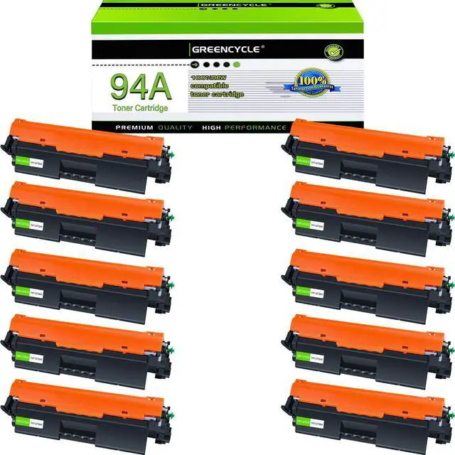 Main image of greencycle Compatible 94A Toner Cartridge Replacement for HP 94A CF294A Work with Laser jet Pro MFP M148dw M148fdw M118dw M149fdw, Pro M118 M148 M149 Printer (Black, 10-Pack)
