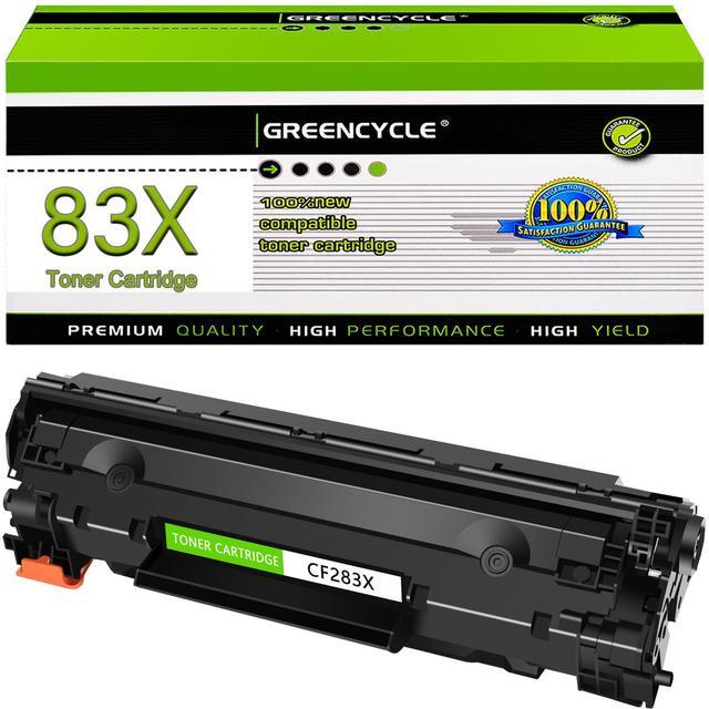 Main image of greencycle CF283X Compatible Toner Cartridge Replacement for HP 83X CF283X Black Cartridge Laserjet Pro M201 M201dw M201n MFP M225 M225dn M225dw M225rdn Laser Printers (1Pk)