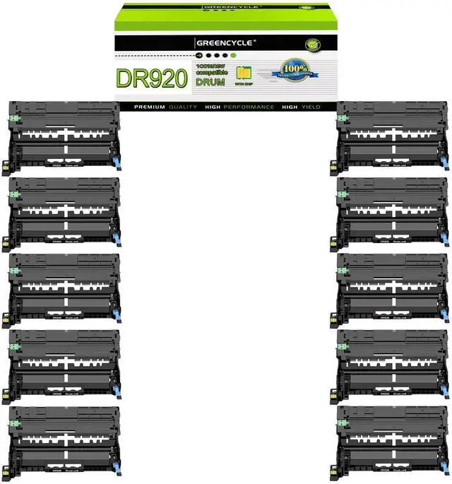 Main image of greencycle 10 Pack DR920 Compatible Drum Unit Replacement for DR-920 Drum Compatible with Brother HL-L5210DN HL-L5215DW HL-L6210DW HL-L6210DWT DCP-L5510DN MFC-L5710DN Printer (High Yield,Black)