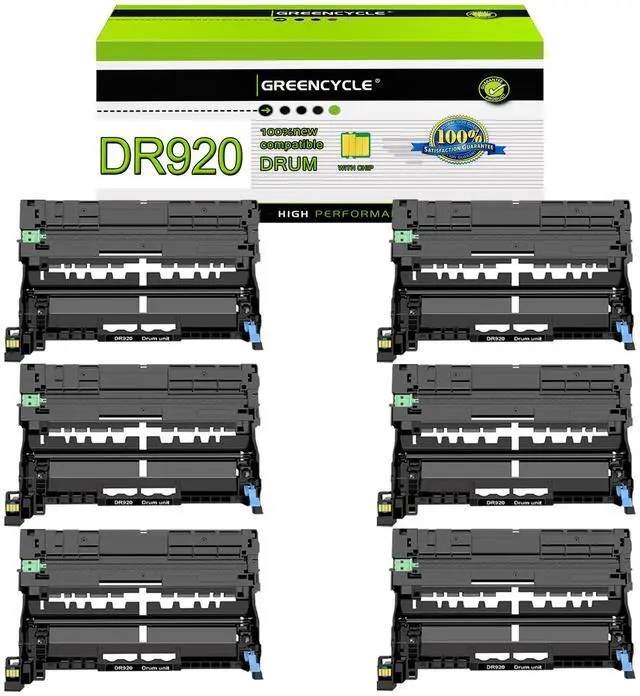 Main image of greencycle 6 Pack DR920 Compatible Drum Unit Replacement for DR-920 Drum Compatible with Brother HL-L5210DN HL-L5215DW HL-L6210DW HL-L6210DWT DCP-L5510DN MFC-L5710DN Printer (High Yield,Black)