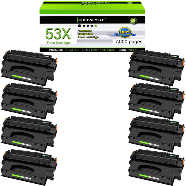 thumbnail image 2 of 2-Pack 53X High Yield Black Toner Cartridges Q7553X For HP LaserJet P2015 M2727 - TONERTOP Compatible 2 of 6