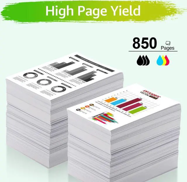 Alt view image 3 of 7 - Greencycle 902XL Ink Cartridge Replacement for HP 902 XL 902XL Compatible with HP Officejet 6950 6951 6962 Officejet Pro 6968 6970 6960 Printer(12 Combo Pack, Black Cyan Magenta Yellow)