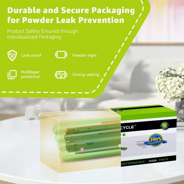 Alt view image 7 of 7 - greencycle 202A Magenta toner Cartridge Compatible for HP 202A CF503A Works on Color Laserjet Pro MFP M281fdw M281cdw M254dw M254nw M281fdn M254dn M280nw M254 M281 Printer (Magenta, 1-Pack)