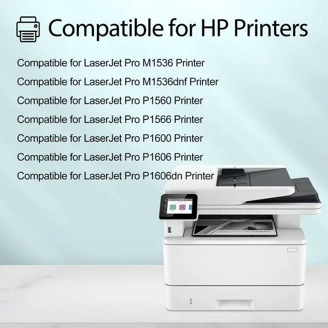 Alt view image 2 of 7 - GREENCYCLE 78A Black Toner Cartridge Compatible for HP 78A CE278A Toner Works with Laser jet Pro P1566 P1606 M1536 P1606dn M1536dnf P1560 Series Printers (Black, 2-Pack)