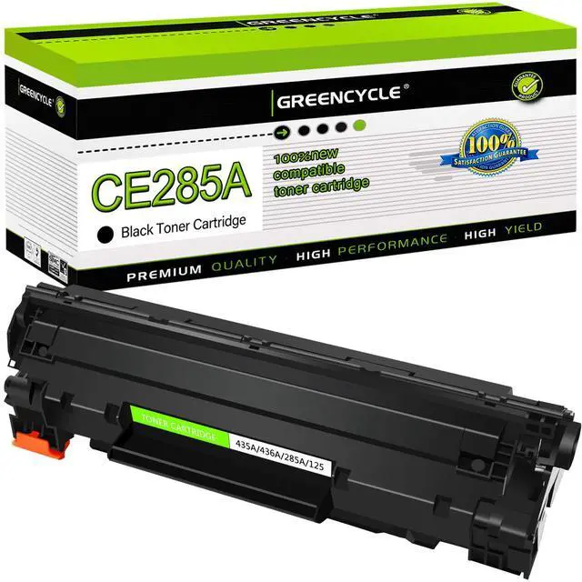 Main image of greencycle 85A CE285A Black Toner Cartridge Compatible for HP 85A CE285A work with Laserjet P1005 P1006 P1102 P1102w P1109w M1212nf M1522 P1505n M1217nfw Printer (Black, 1-Pack)