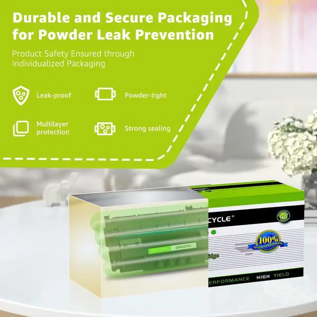 Alt view image 5 of 7 - greencycle Q7553A Compatible Toner Cartridge Replacement for HP 53A Q7553A 49A Q5949A Black Cartridge Laserjet 1320 1320n P2015 P2015d P2015n P2010 P2014 M2727nf 3390 3392 Printer (8Pk)