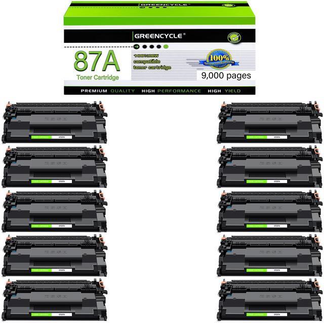 Main image of greencycle CF287A Compatible Toner Cartridge Replacement for HP 87A CF287A 87X CF287X Black Cartridge Laserjet Enterprise M506 M506dn M506n M506x Pro M501 M501dn M527 M527dn Printer (10Pk)