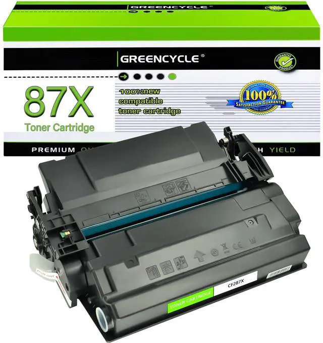 Main image of greencycle CF287X Compatible Toner Cartridge Replacement for HP 87X CF287X 87A CF287A Black Cartridge Laserjet Enterprise M506 M506dn M506n M506x Pro M501 M501dn M527 M527dn Printer (1Pk)