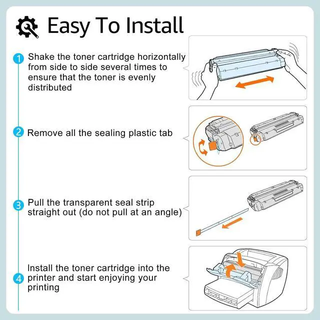 Alt view image 7 of 7 - greencycle CF226A Compatible Toner Cartridge Replacement for HP 26A CF226A 26X CF226X Black Cartridge Laserjet Pro M402n M402dn M402dw M402dne MFP M426fdw M426dw M426fdn Printer (10Pk)