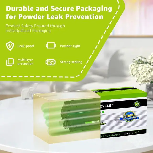 Alt view image 5 of 7 - greencycle CE255A Compatible Toner Cartridge Replacement for HP 55A CE255A 55X CE255X Black Cartridge Laserjet P3015 P3015dn P3015x Pro 500 MFP M521dn M521dw M521 M525 Printer (6Pk)