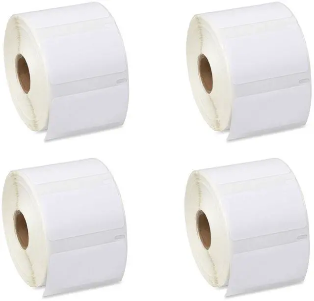 Main image of GREENCYCLE 4 Roll Compatible for Dymo 30334 2-1/4" x 1-1/4" White Multipurpose Medium Address Shipping Label for Labelwriter 450, 4XL & Zebra Desktop Printers 1000 Labels/Roll, NOT FIT 550 & 5XL