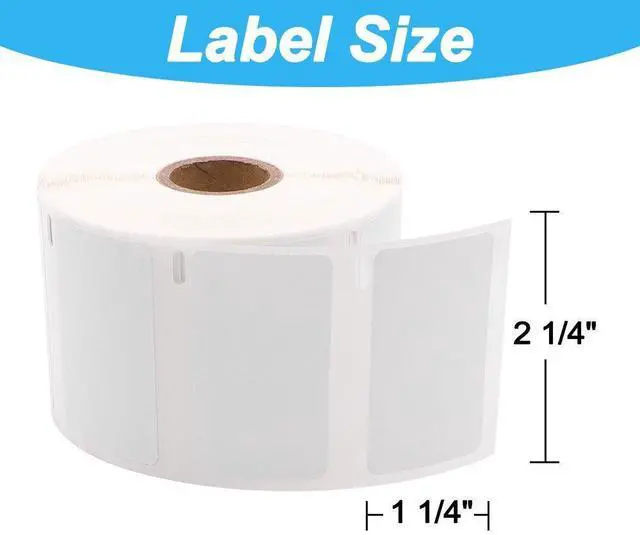 Alt view image 2 of 5 - GREENCYCLE 2 Roll Compatible for Dymo 30334 2-1/4" x 1-1/4" White Multipurpose Medium Address Shipping Label for Labelwriter 450, 4XL & Zebra Desktop Printers 1000 Labels/Roll, NOT FIT 550 & 5XL