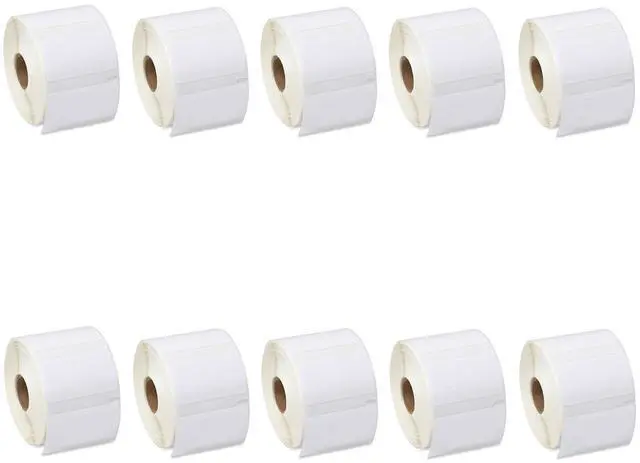 Main image of GREENCYCLE 10 Roll Compatible for Dymo 30334 2-1/4" x 1-1/4" White Multipurpose Medium Address Shipping Label for Labelwriter 450, 4XL & Zebra Desktop Printers 1000 Labels/Roll, NOT FIT 550 & 5XL