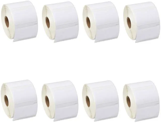 Main image of GREENCYCLE 8 Roll Compatible for Dymo 30334 2-1/4" x 1-1/4" White Multipurpose Medium Address Shipping Label for Labelwriter 450, 4XL & Zebra Desktop Printers 1000 Labels/Roll, NOT FIT 550 & 5XL